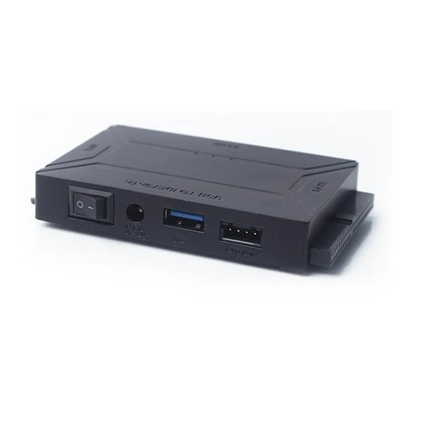 USB 3.0 to SATA IDE Converter for 2.5 3.5 5.25 Optical Drive HDD SSD With 12V Power